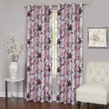 Achim Lined Blackout Grommet Window Curtain Panels  50 Inch Width, 84 Inch Length  Tranquil (Blush)  Blackout Soft Polyester