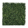SunnyRoyal Artificial Boxwood Panels Topiary Hedge Plant UV Protected Privacy Ivy Screen Faux Greenery Wall D  cor Outdoor Indoo