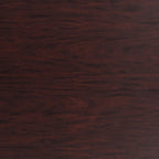 National Public Seating Nps 36&Quot; Square Cafe Table With Round Base, 36&Quot; Height, Particleboard Core/T-Mold, Mahogany Top, Black Frame