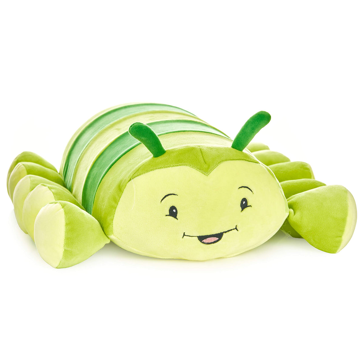 MEMORY MATES Charlie The Caterpillar Memory Foam Pillow Plush,15    Stuffed Animal