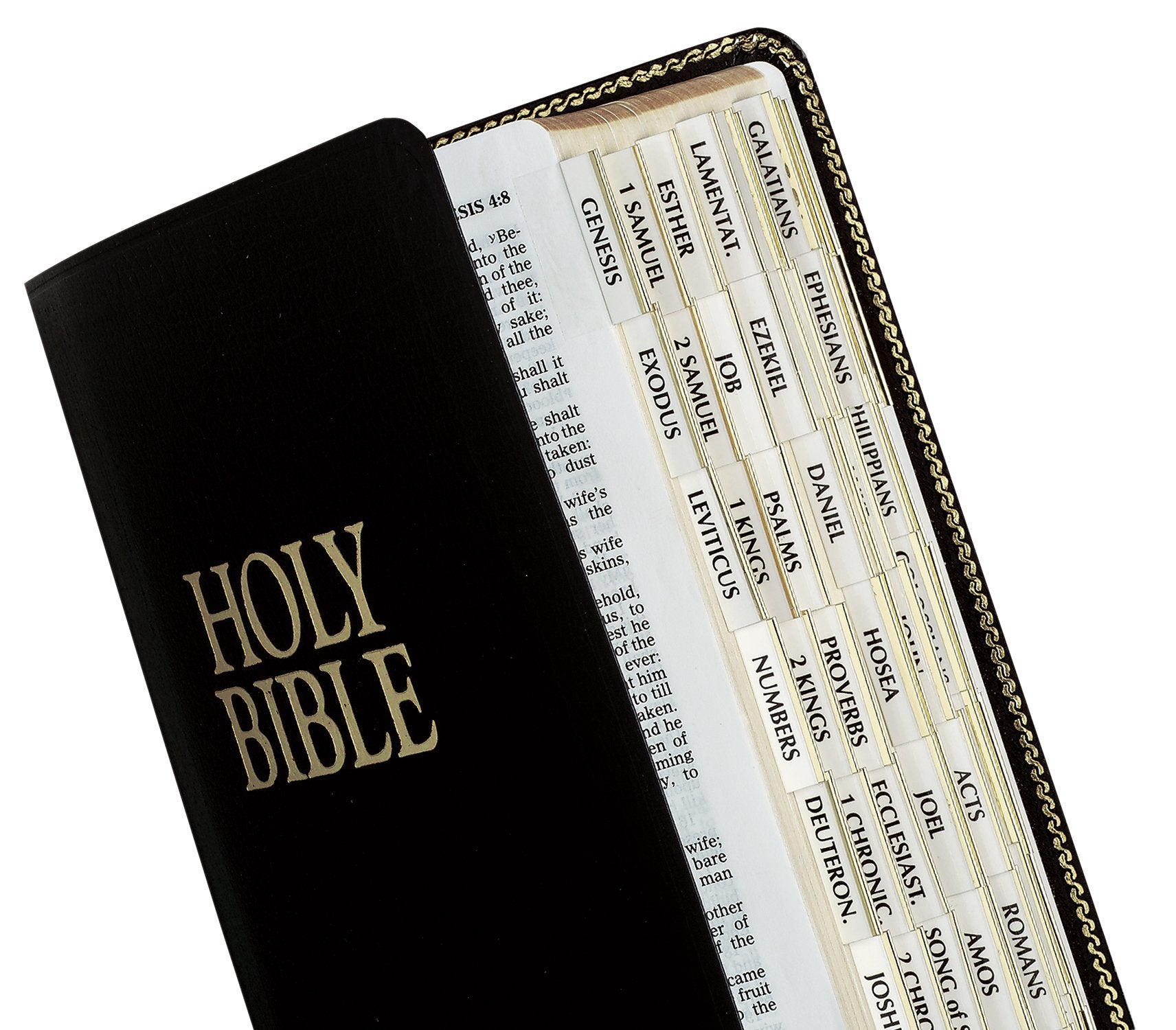 Tabbies Gold-Edged Bible Indexing Tabs, Old & New Testament, 80 Tabs Including 64 Books & 16 Reference Tabs (58331), 7    To 12