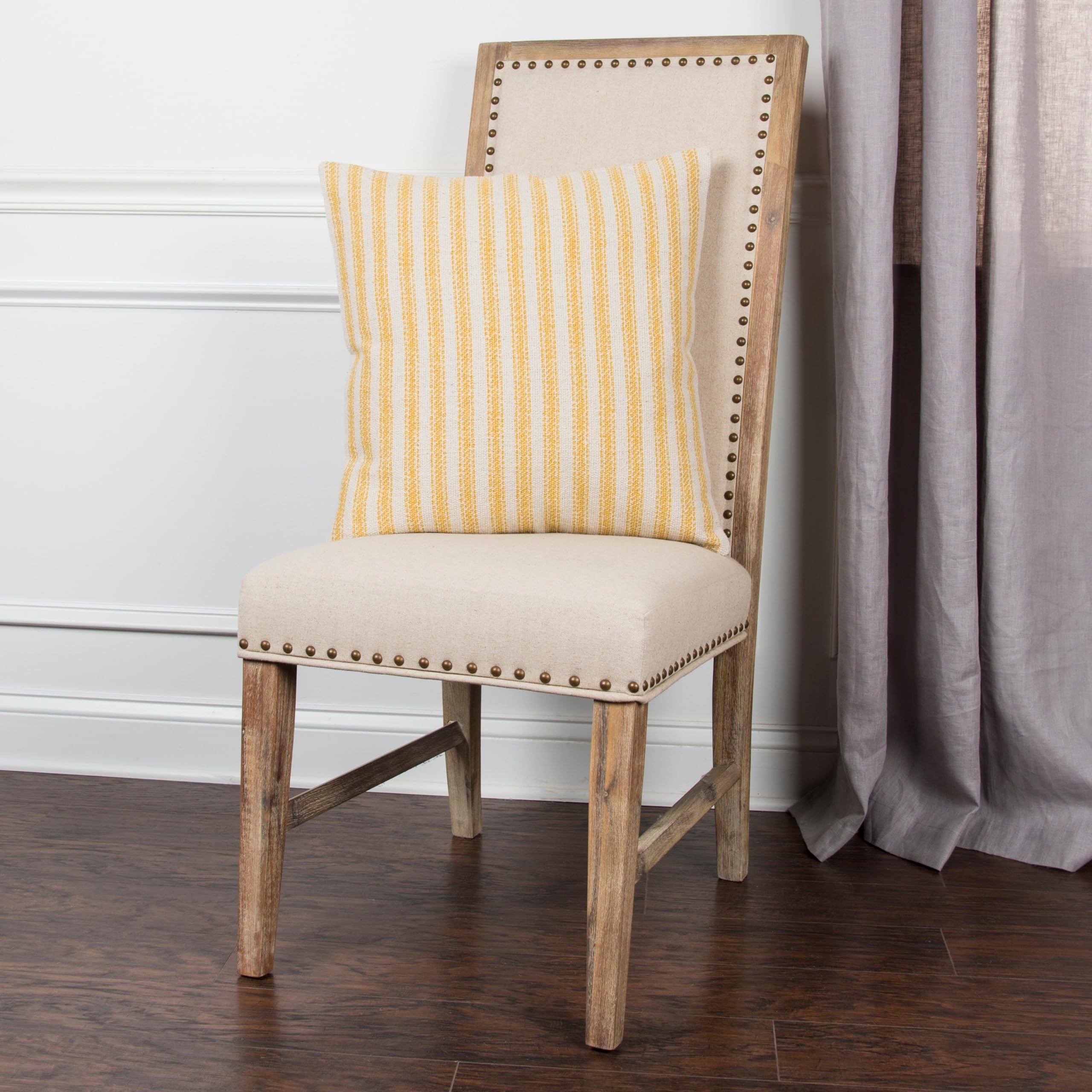 Rizzy Home | T11041 | 20&quot;x20&quot; Blue/Metallic Decorative Pillow | Down Fill