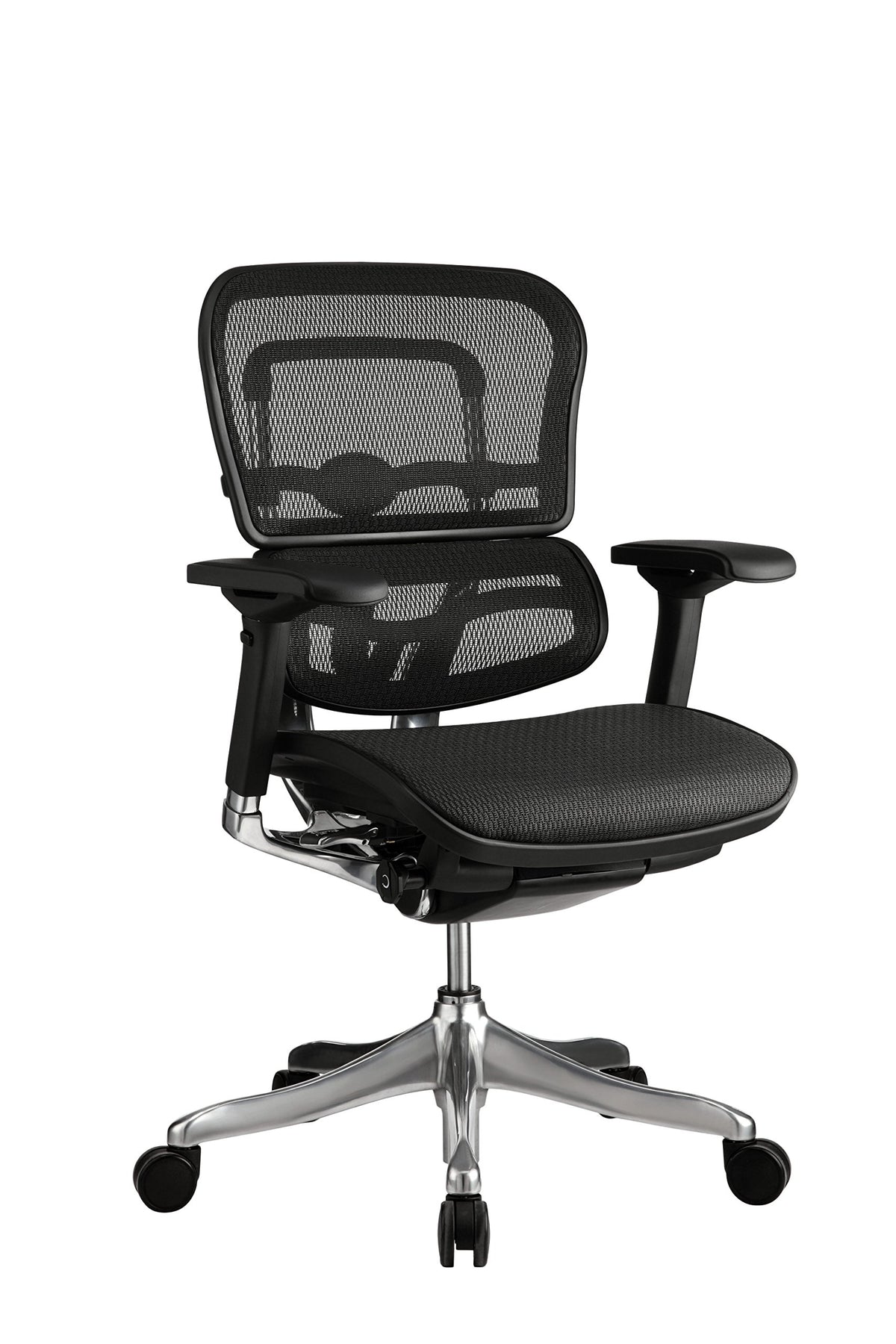 Ergohuman Eurotech Elite Mesh Chair, Black (Mid Back)