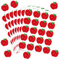 Whaline 500Pcs Apple Stickers Back To School Glitter Apple Paper Decals Red Apple Self Adhesive Seal Stickers Cute Fruit Teacher