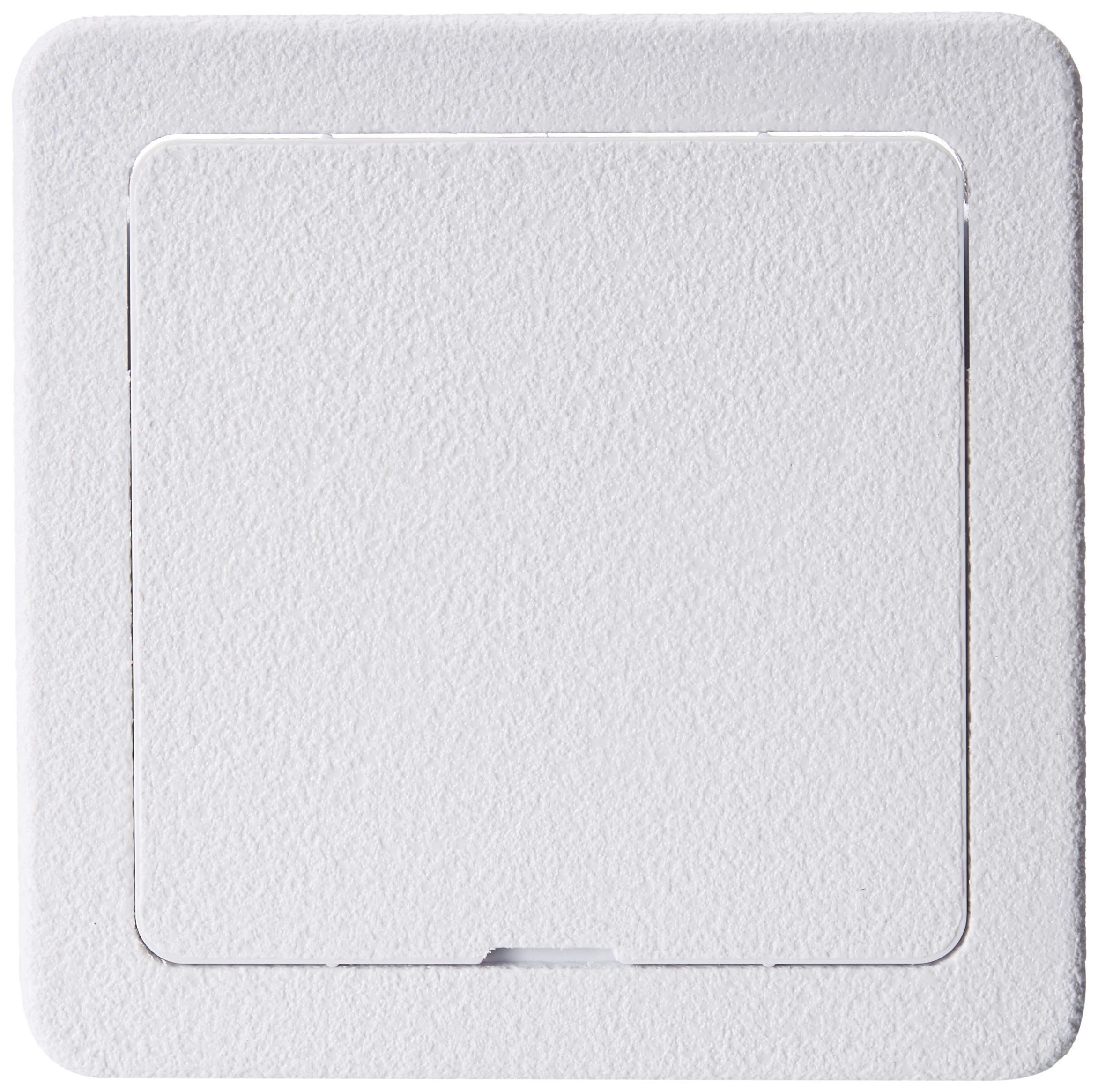 Wallo 4 X 4-Inch Smallest Plastic Access Door, Hinged Access Panel For Drywall Walls And Ceilings. Perfect For Providing Service