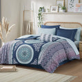 Intelligent Design Complete Bed In A Bag Casual Boho Comforter With Sheet Set Decorative Pillow, All Season Bedding Set, Queen,