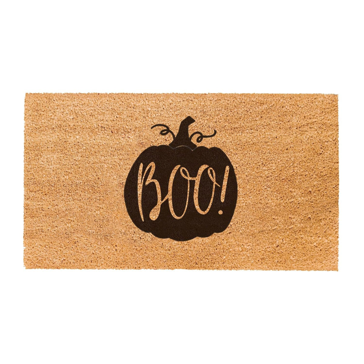 Theodore Magnus Natural Coir Doormat With Non-Slip Backing - 17 X 30 - Outdoor/Indoor - Halloween Door Mat - Boo