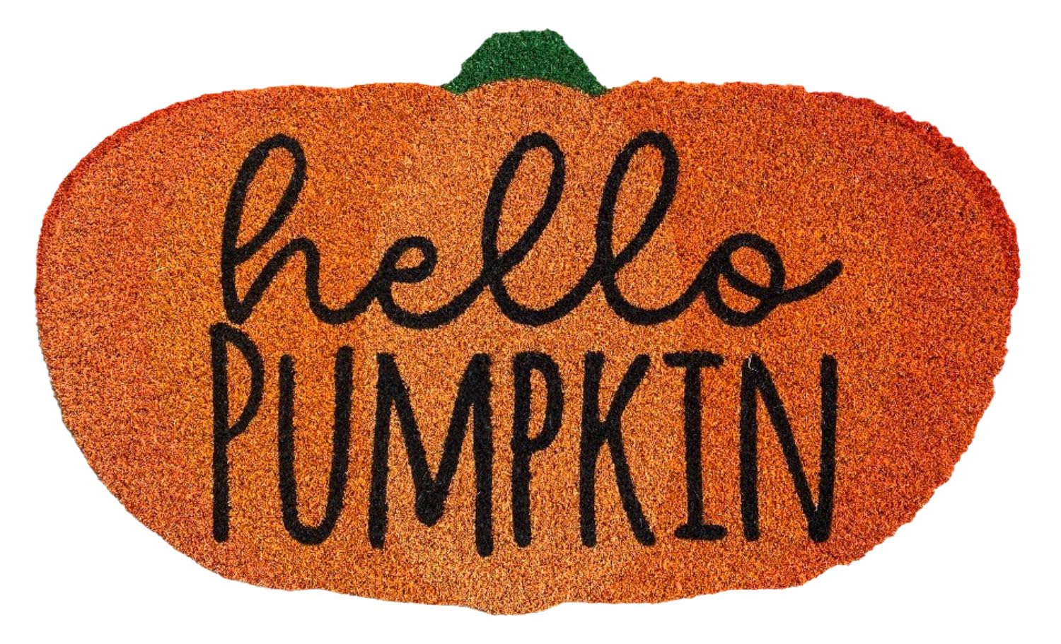 Briarwood Lane Hello Pumpkin Coir Doormat - 30X18 Inches - Outdoor Fall Door Mat - Door Mat Indoor Entrance - Door Mat Outdoor Entrance - Fall Coir Doormat - Coir Moor Mats Outdoor Fall - Home Decor