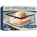 VacPack Large Clear Hat Storage Bag with Handle
