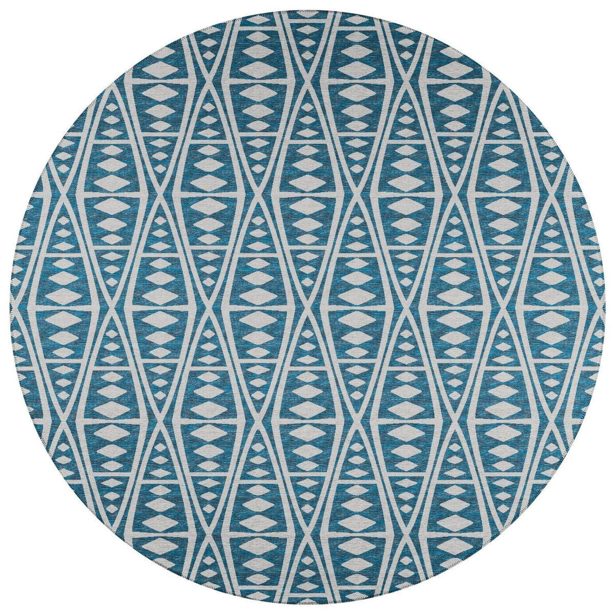 Sedona Sn6 Blue Southwestern Rug Round 10' X 10'