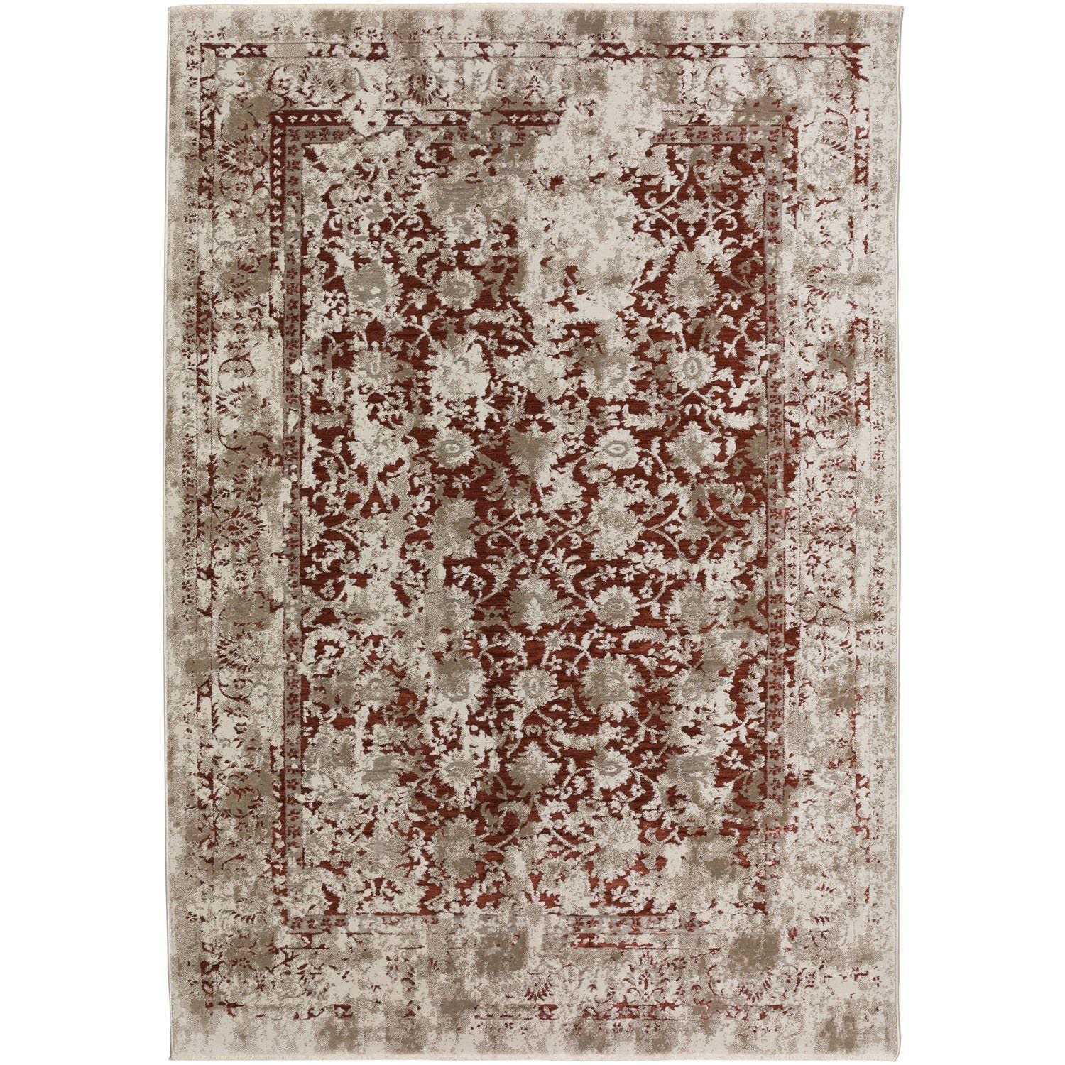 Antalya Ay2 Red Transitional Rug Rectangle 3' 3" X 5 ' 3"