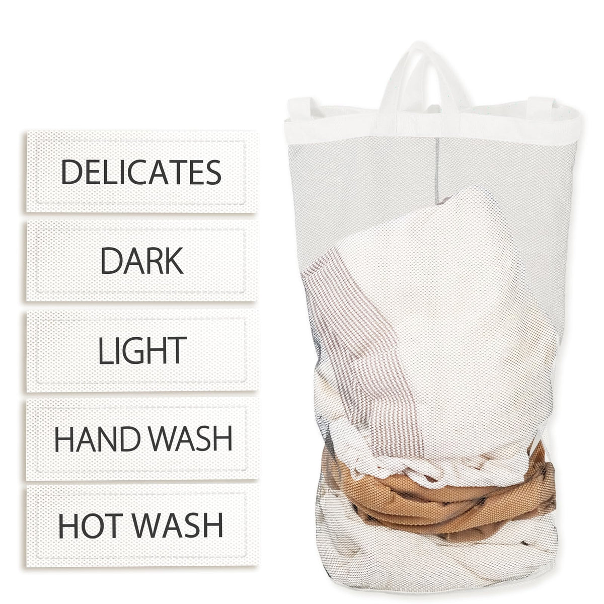 Laundry Hamper Inner Bag Part A, Suitable for Our Bathola Model710, 3 Compartment Laundry Hamper 145L, 160L, Beige
