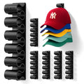 Ozueccr Baseball Hat Rack for Wall, 6 Pack, Holds 35 Caps
