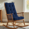 Codi Rocking Chair Cushion, Indoor Navy Blue Glider Rocker Chairs Replacement Cushions Set, Water Resistant For Outdoor Porch Ga