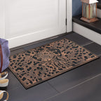 A1 Home Collections Pin Outdoor Entrance,Fun Designed Floor, Welcome Front Door Indoor Non-Slip Backing Rubber Mat For Outside,