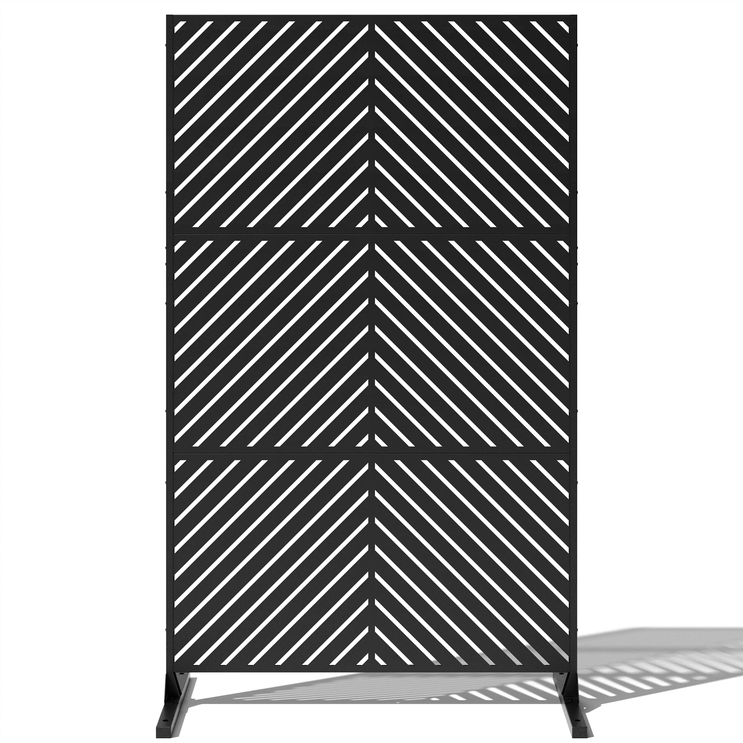Veradek Outdoor Privacy Screen Series - Arrow Privacy Screen Set W/Stand (85% Privacy) | Made From Durable Materials; Easy Set-U