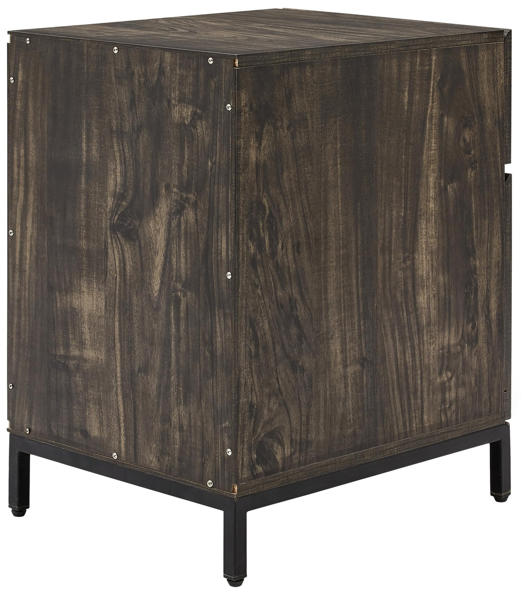 Crosley Furniture Jacobsen File Cabinet for Home Office Organization and Filing Storage, Brown