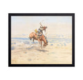 Poster Master Vintage Cowboy Poster - Retro Bucking Bronco Print - Wild West Art - Western Art - Horse Riding Art - Gift for Men