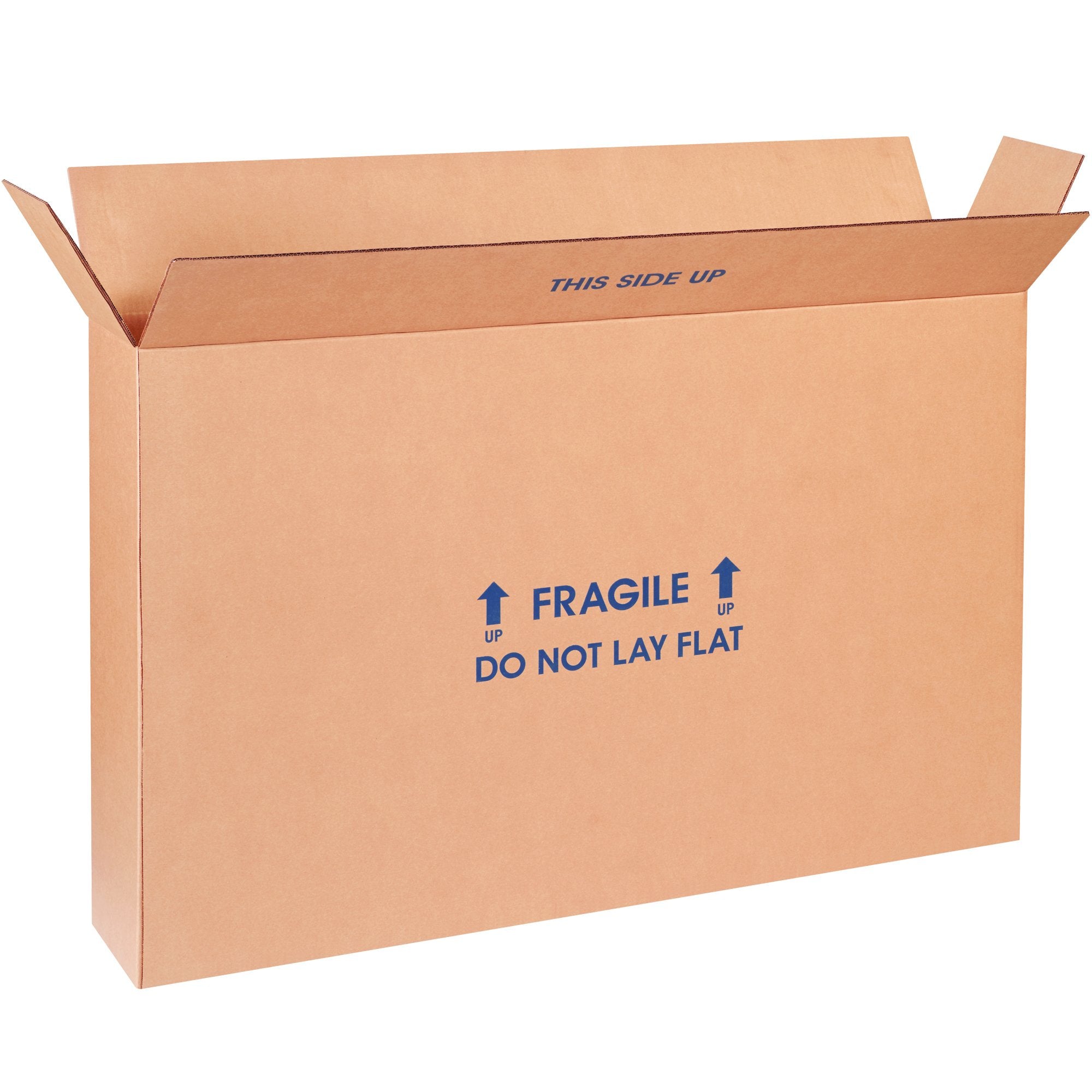 Boxes Fast Bf28620Fpfol Flat Screen Tv Cardboard Moving And Shipping Box, Fits 23-26   , Kraft (Pack Of 5)