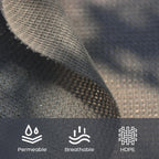 Vicllax Shade Fabric Sun Shade Cloth Privacy Screen With Grommets For Patio Garden Pergola Cover Canopy 6X6 Ft, Grey
