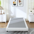Hobinche Twin Box Spring - 4 Inch High Profile Box Spring For Twin Bed, Sturdy Metal Frame Mattress Foundation, Easy Assembly, Quiet & Noise-Free