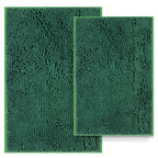 Luxury Bathroom Rug Mat 24x16+20x32, Extra Soft and Absorbent Chenille Bath Rugs, Plush Shaggy Bathroom Carpet, Non-Slip Bathtub