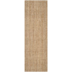 Safavieh Natural Fiber Collection Runner Rug - 2'3'' X 21', Natural, Handmade Farmhouse Jute, Ideal For High Traffic Areas In Li