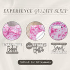 Elegant Comfort Aria Tie-Dye 4-Piece Sheet Set, 1500 Premium Hotel Quality Microfiber, Spiral Tie-Dye, Soft, Fade And Wrinkle Resistant, Fitted Sheet With Smart Pockets, 4Pc Tie-Dye Twin, Hot Pink