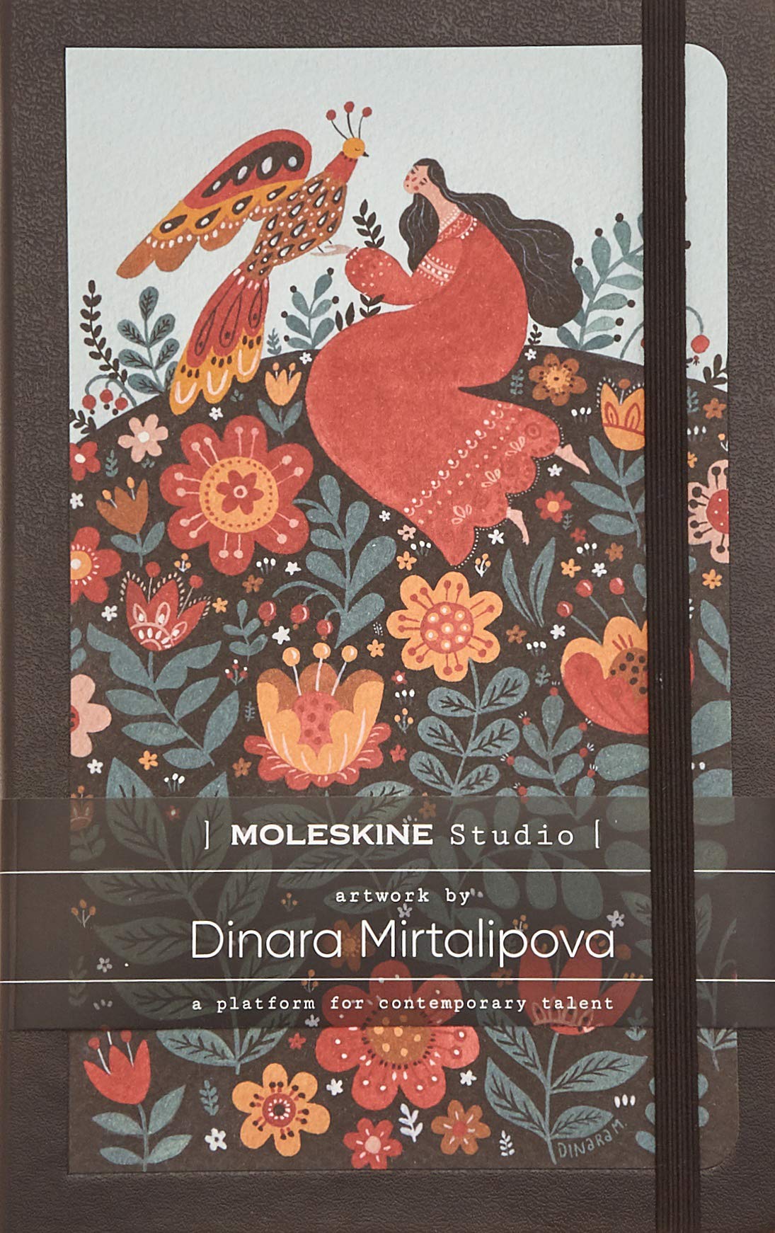 Moleskine Limited Edition Studio Collection Notebook, Hard Cover, Large (5' X 8.25'), Ruled/Lined, Dinara Mirtalipova, 240 Pag