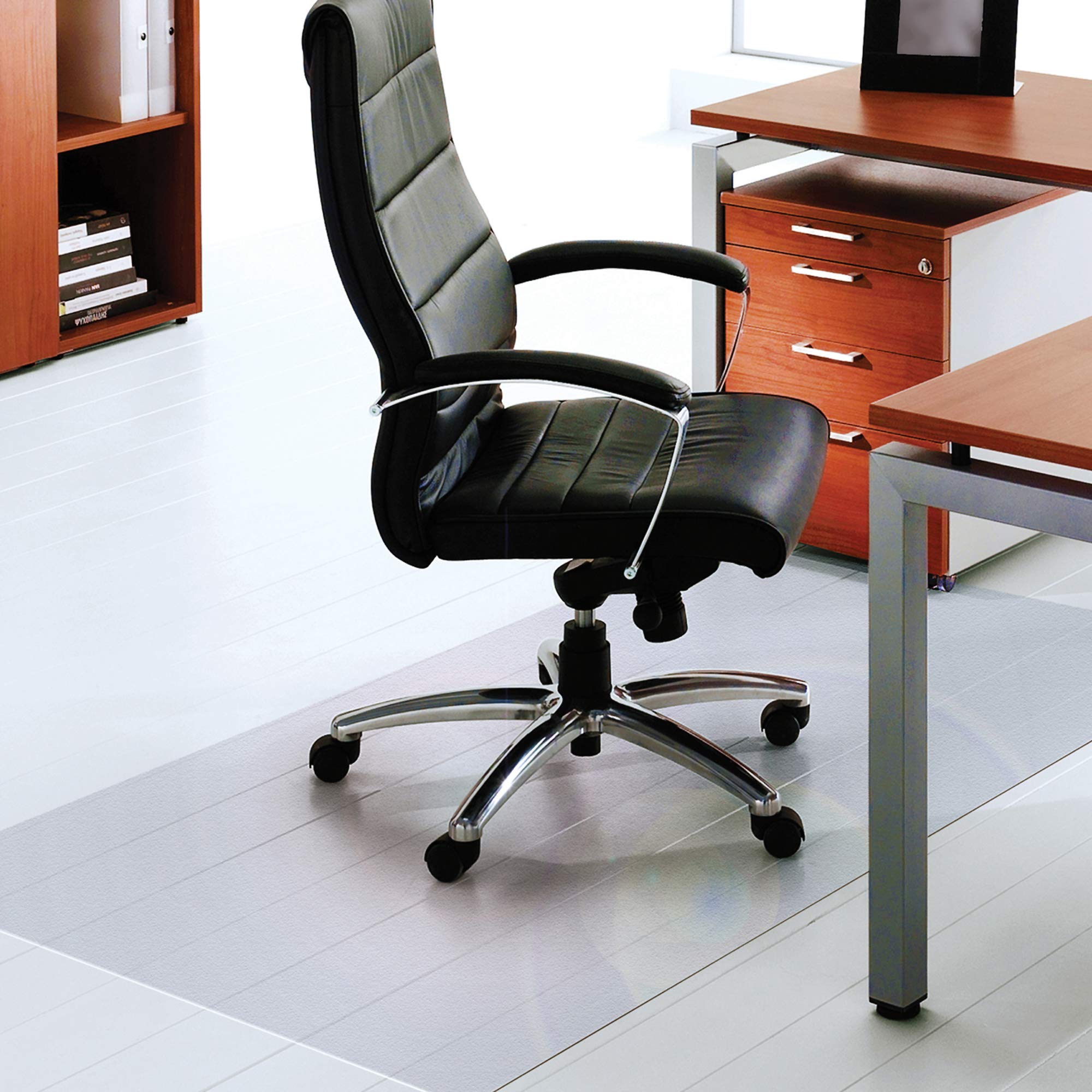 Floortex Polycarbonate XXL Office Mat 71" x 79" for Hard Floors, Clear (FR1218020019ER)
