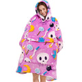Narecte Oversized Blanket Hoodie Blanket For Women,Wearable Blanket Adult Giant Hoodie Cozy Kawaii Stuff,Birthday Gifts For Wome