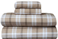 Bliss Casa 4 Piece 100% Cotton Flannel Sheet Set - High Gsm Deep Pockets, Warm Breathable Flannel Sheet Set. Flannel Bed Set Inc