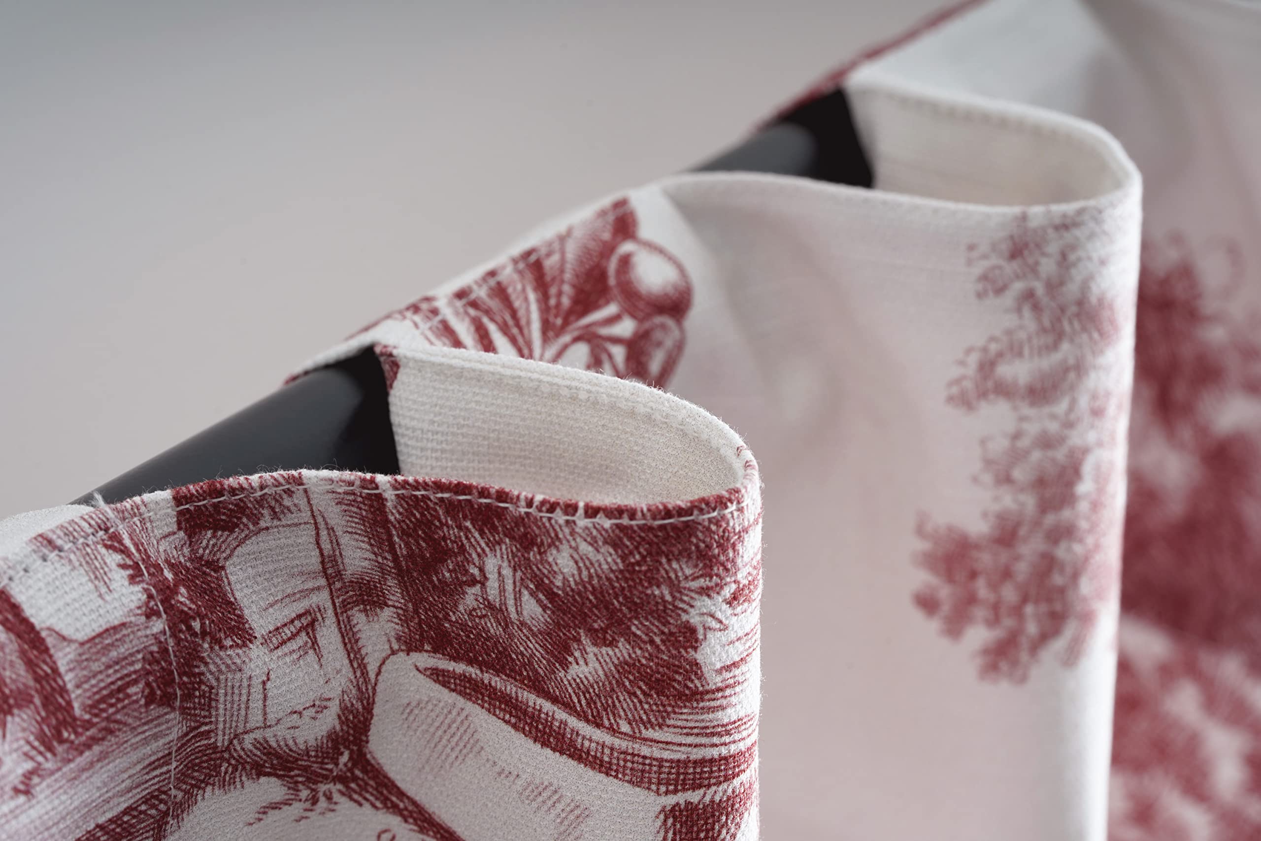 Maison D' Hermine Curtain 100% Cotton Curtains 1 Panel Easy Hanging With A Rod Pocket & Loop For Kitchen, Office, Living Rooms &