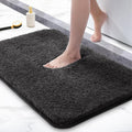 NEWZON Water Absorbent Bathroom Door Mats, Soft & Comfortable Easier to Dry Machine Wash Bathroom Mat, Big Size Anti Slip Water