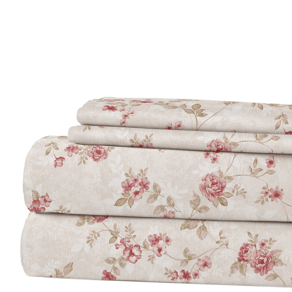 Modern Threads Silky Soft Microfiber And Wrinkle Free Sheets - Luxurious Microfiber Bed Sheets Includes Flat Sheet, Fitted Sheet