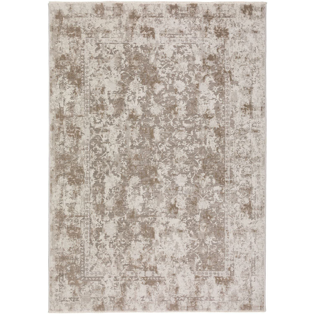 Antalya Ay2 Brown Transitional Rug Rectangle 7' 10&quot; X 10'