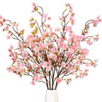 Sunm Boutique Faux Cherry Blossom Branches, Artificial Cherry Blossom Stems Cherry Blossom Flowers Vase Arrangements for Wedding