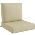 Codi 24X24 Outdoor Seat Cushions, Deep Seats Replacement Chair Cushion For Outside Couch, Sofa, Waterproof For Patio Furniture,