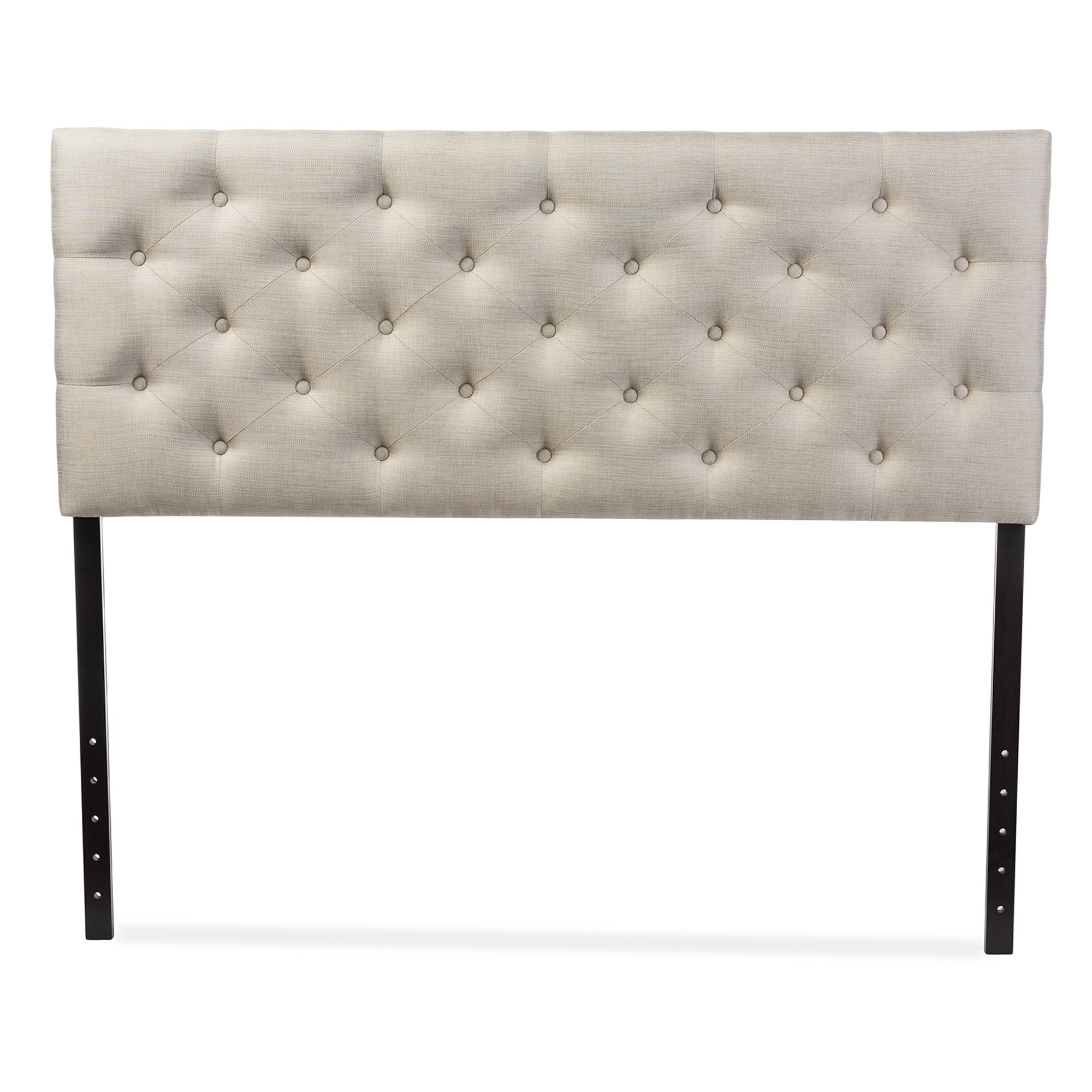 Baxton Studio Viviana Headboard, Queen, Light Beige