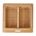 Wudflex Wicker Basket For Modular Kitchen For Storing Vegetables And Fruits (Size: 18 W Inches Including Channel) (18 W X 16 D