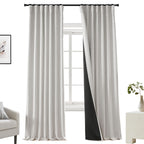 PANELSBURG Nursery Blackout Curtains Girl Boy Baby,Neutral Boho Black Out Toddler Curtains for Girls Bedroom