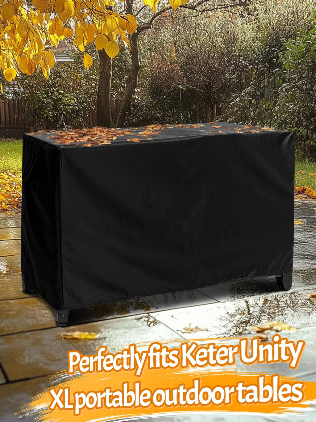 Pamase Outdoor Dining Cart Cover - 54 * 23 * 35In Prep Table Covers For Keter Unity Xl Portable Cabinet Bar, Heavy Duty Waterpro