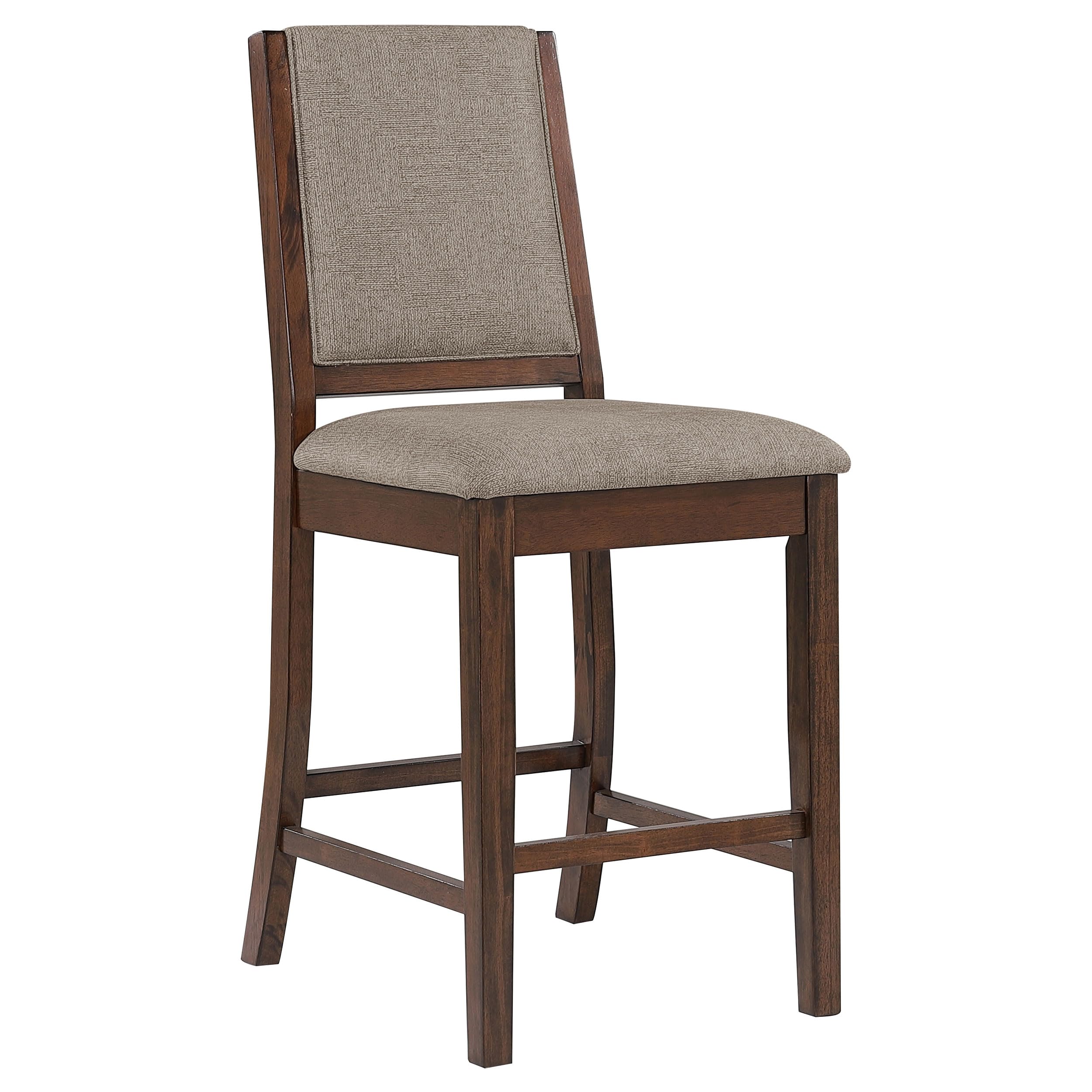 Coaster Home Furnishings Patterson Upholstered Counter Chair Mango Oak (Set of 2)