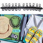 Hawatour Travel Clothesline, Portable Retractable Clothesline With 12Pcs Clothespins For Indoor Laundry Drying, Outdoor Camping