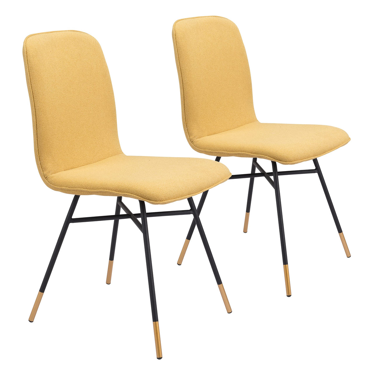 Var Dining Chair (Set of 2) Yellow