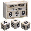Yerliker Books Read This Year Counter Book Lover Gift up to 999 Bookish Accessories Bookworm Gift for Club Members Student Teach