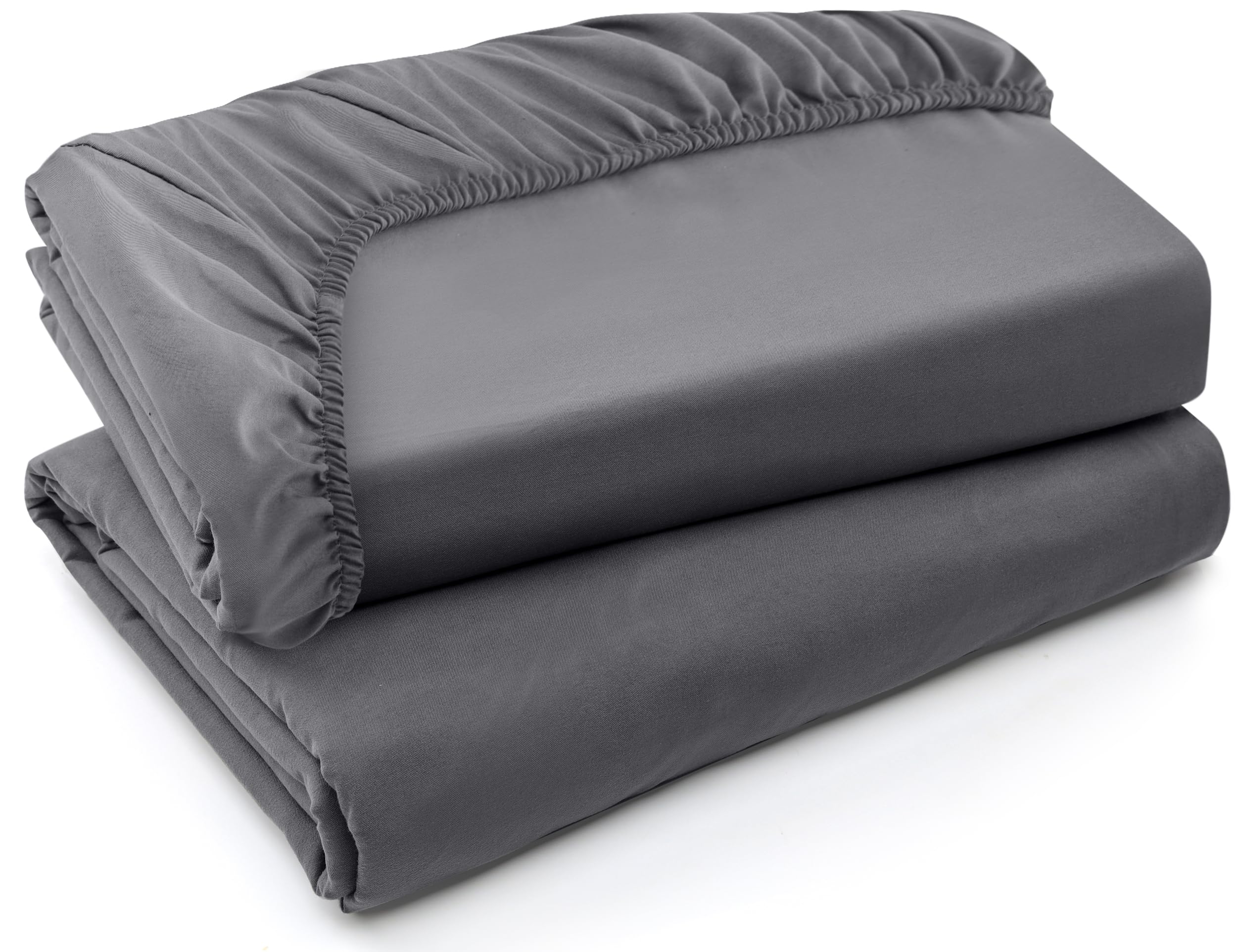Utopia Bedding Queen Fitted Sheets - Bulk Pack Of 2 Bottom Sheets - Soft Brushed Microfiber - Deep Pockets - Shrinkage & Fade Re