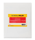 School Smart 8-1/2 X 11 In Copier Film Without Sensing Strip, Pack Of 100, Transparency - 079880,Blue