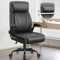 Bestglory Leather Office Chair, Big And Tall Office Chair Executive Breathable Pu Computer Chairs With Lumbar Support, High Back