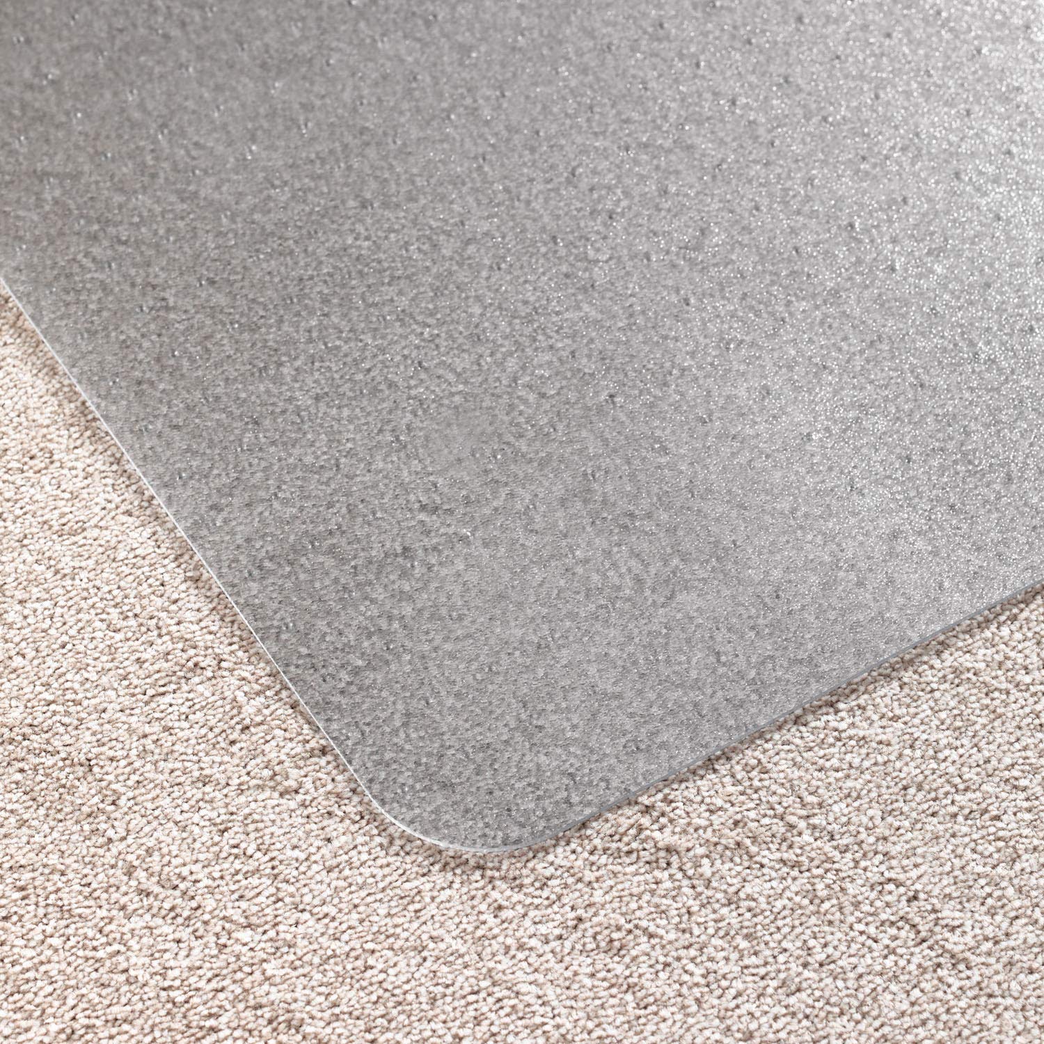 Floortex® Advantagemat® Vinyl Lipped Chair Mat for Carpets up to 3/8" - 45" x 53"